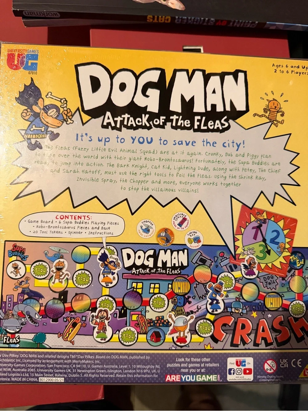 Dog Man: Attack of the Fleas Board Game - NEW